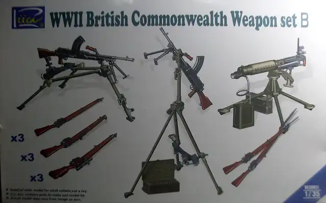 Puck - British Commonwealth Weapons set B