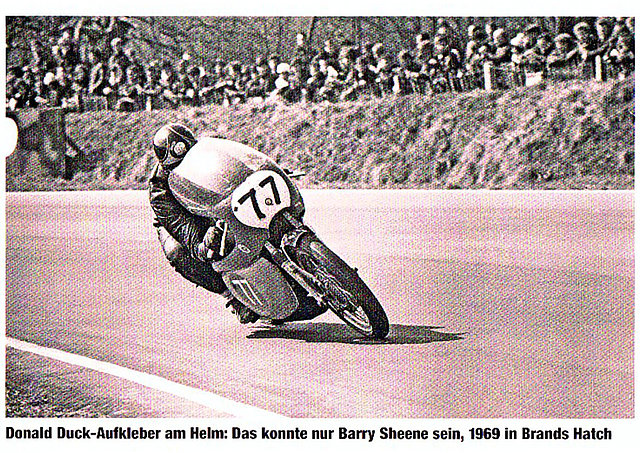 Barry Sheene sobre una Bultaco TSS