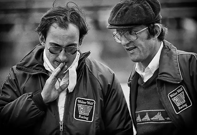 Bobby Rahal, seen here with Walter Wolf F1 Team Manager Peter Warr, was an.