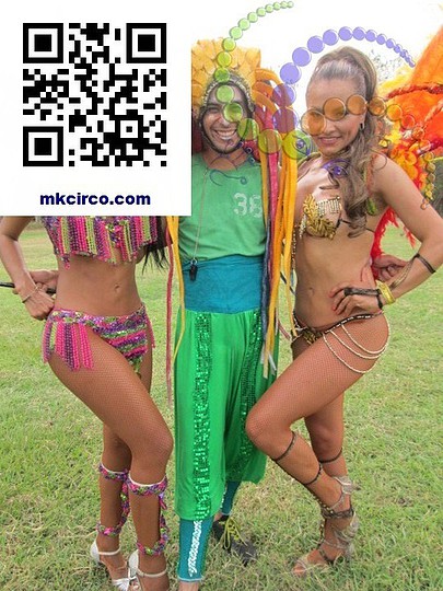 bailarinas samba batucada, circo musica contactar musica mkcirco@gmail.com tel. 7253510 (25)