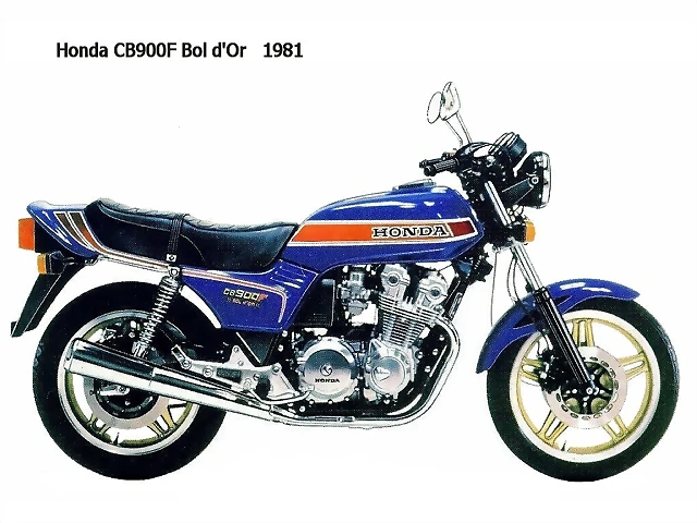 Honda CB900F Bol d'Or 1981 Honda CB900F Bol d'Or 1981