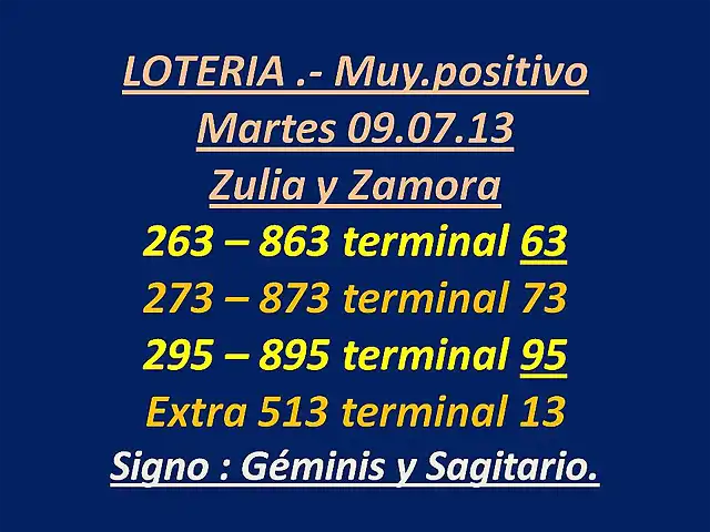 LOTERIA m