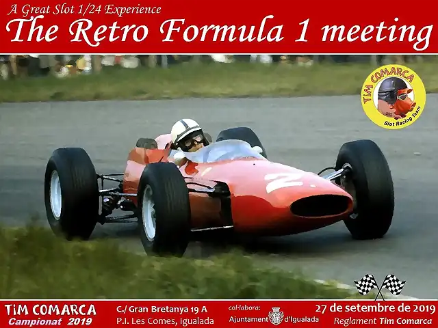 Cartell RetroF1 - cursa 3