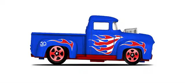 Star&Stripes 48. Custom '56 Ford Truck