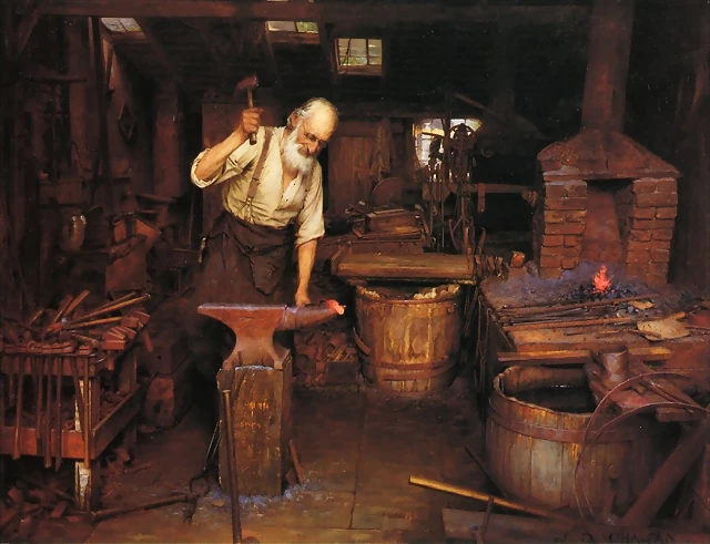 1 Jefferson David Chalfant - The Blacksmith 1 Jefferson David Chalfant - The Blacksmith