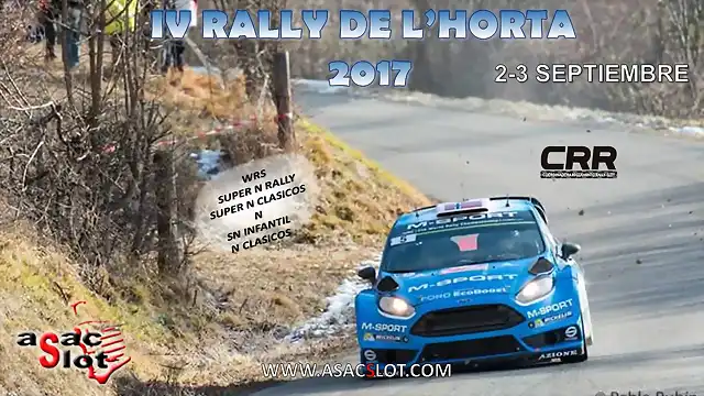 CARTEL IV RALLY DE L?HORTA