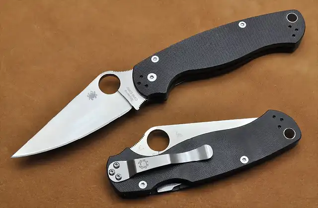 Free-shipping-Hot-Sale-Spyderco-C81-linerlock-CPM-S30V-blade-G10-handle-Folding-knife