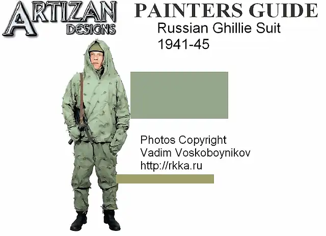 painters guide russian ghillie 1943