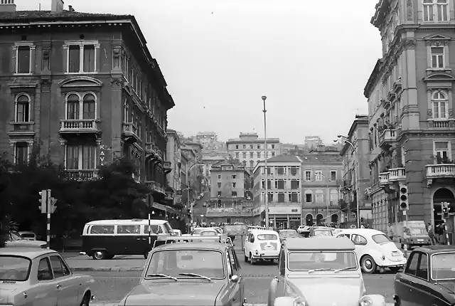 Rijeka - Trg Republike Hrvatske, 1971