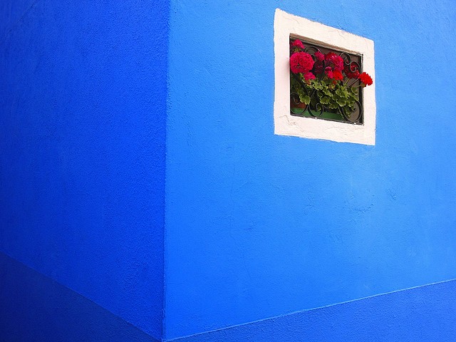 Flower Box, Burano, Italy Flower Box, Burano, Italy