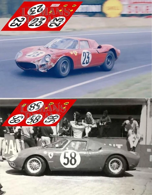 Ferrari 250 LM - Le Mans 1964 #23 58 Ferrari 250 LM - Le Mans 1964 #23 58