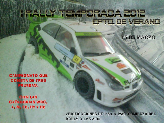 I RALLY TEMPORADA 2012