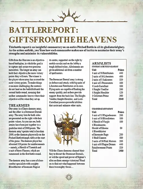 battle report