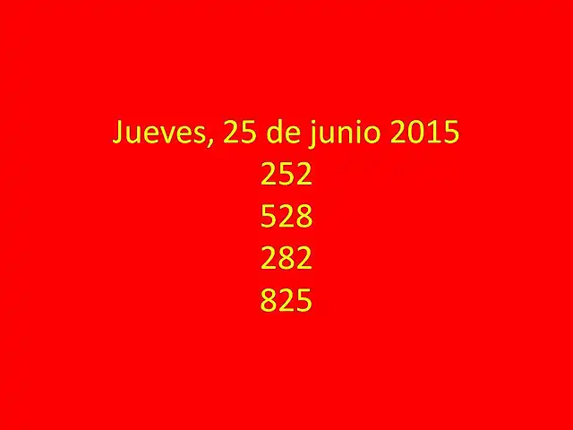 Jueves, 25 de junio 2015