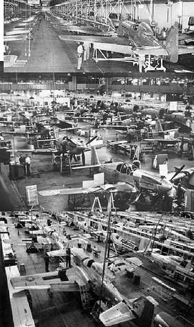 North-American-P51-Mustang-Factory