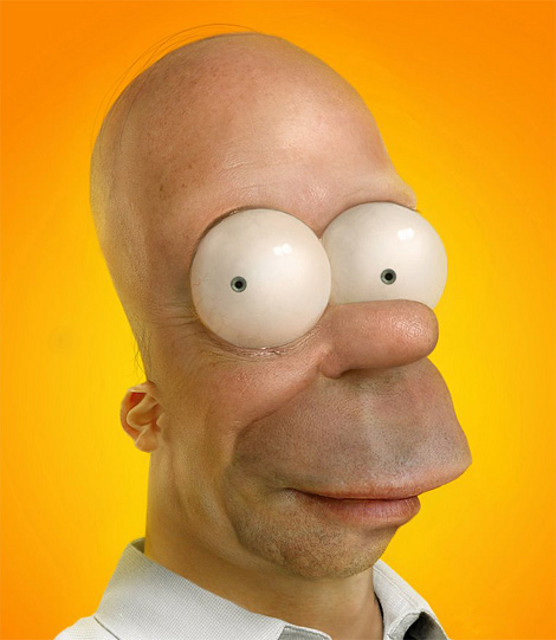 the-real-face-of-the-homer-simpson