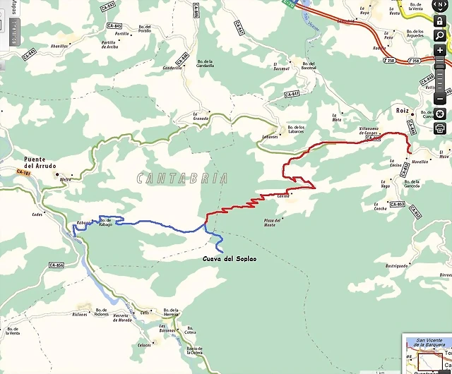 mapa soplao mapa soplao