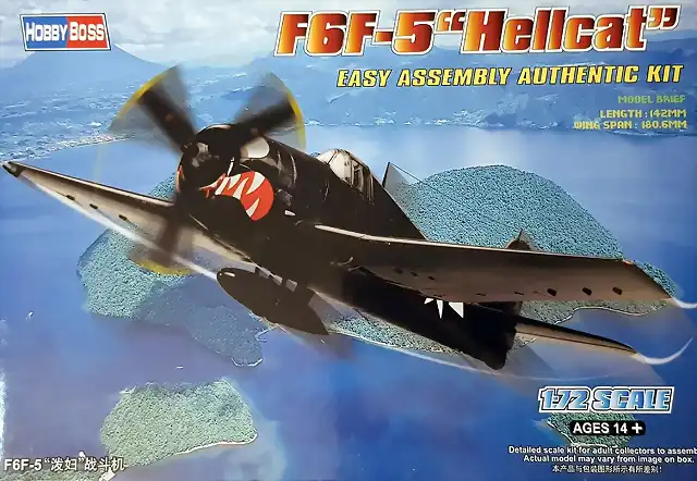Hobby Bos - F6F-5 Hellcat - 1-72