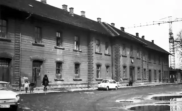 Sarajevo -  Viertel Pofali&#263;i, Alter Bahnhof, 1960
