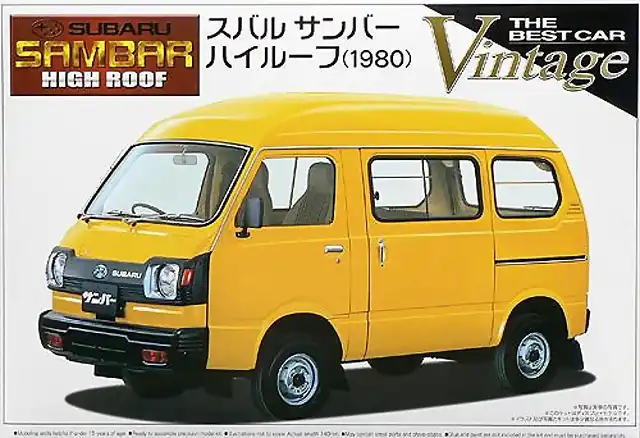 Aoshima Subaru Sambar High roof