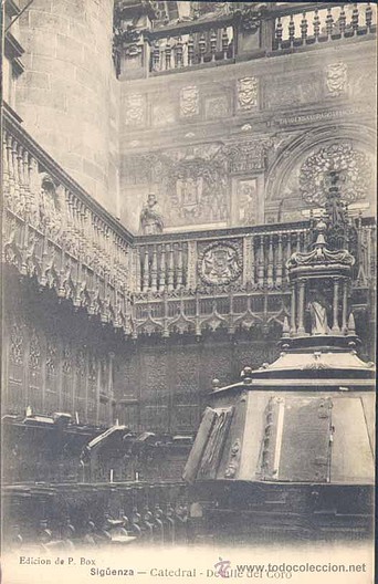 coro catedral siguenza antes de 1936