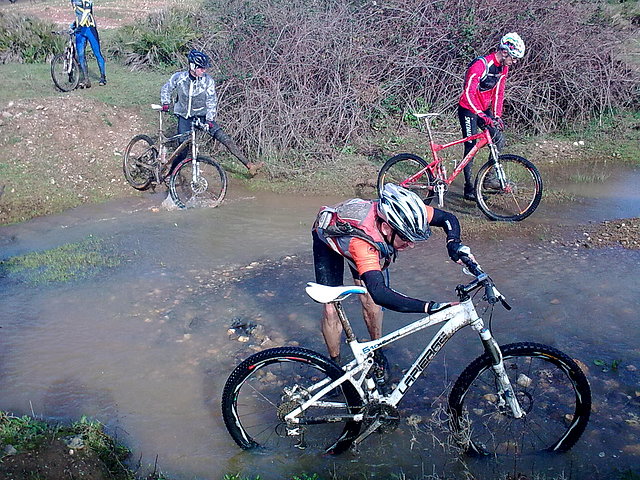 Lavando la bici