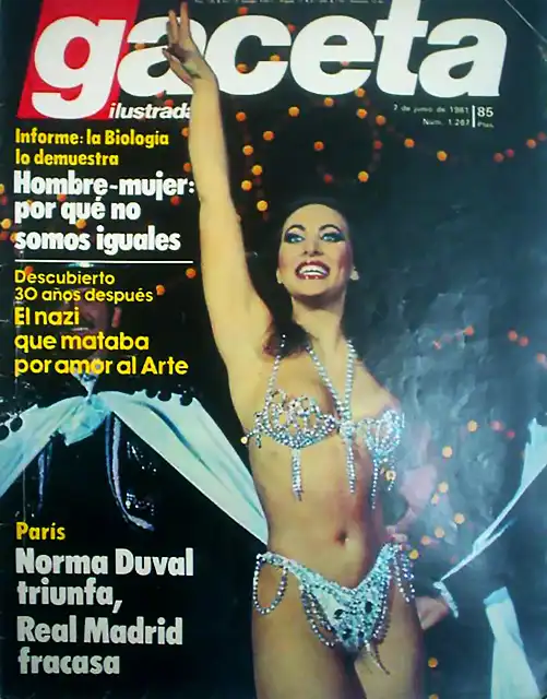 norma duval vedette revista gaceta