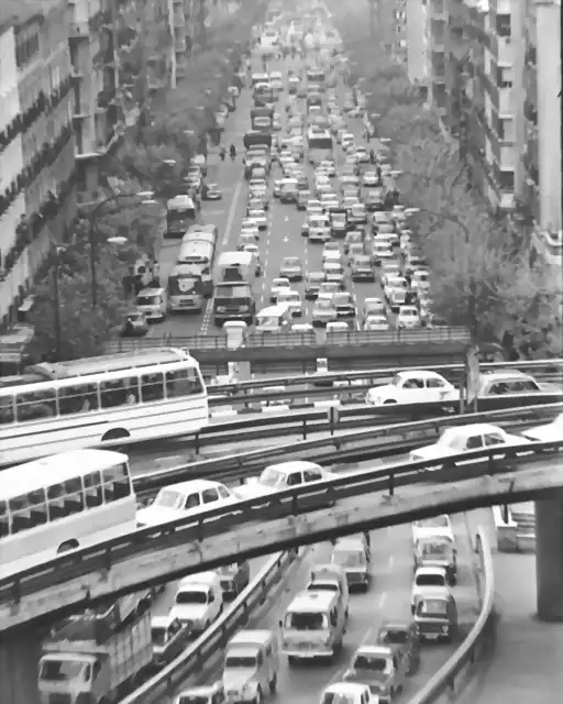 Madrid Scalextric de la Glorieta de Atocha 1973