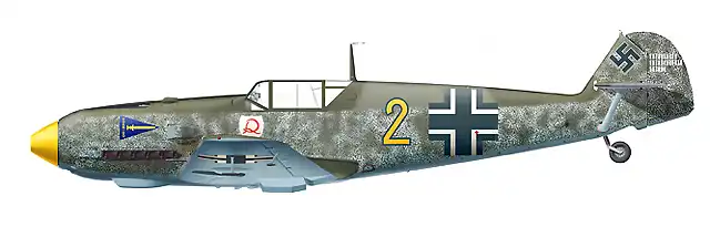 Bf109E - Helmut Wick 2