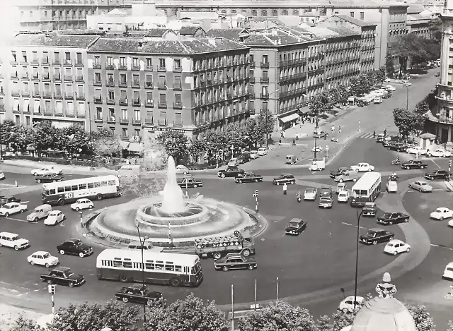 Madrid Glorieta de Atocha 1965