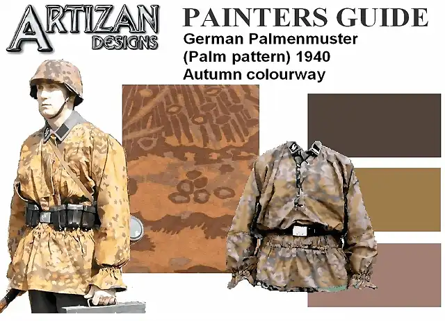 painters guide 1940 German Palm autumn