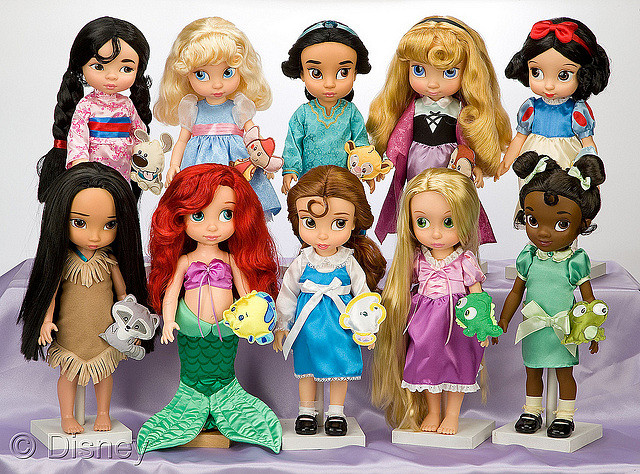 animator-collection-disney.blancanieves-cenicienta-aurora-ariel-jasmine-bella-pocahontas-mulan-tiana-rapunzel-doll-mu?ecas.princess-princesas