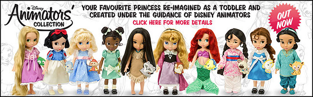 disney-animator-collector-blancanieves-cenicienta-aurora-ariel-jasmine-bella-pocahontas-mulan-tiana-rapunzel-dolls-mu?ecas-princesas-princess