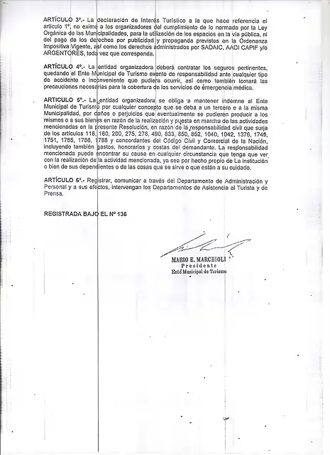 Declaración de Interes Turístico Municipal 2