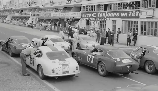 Ferraris - TdF'59 - Le Mans departure B