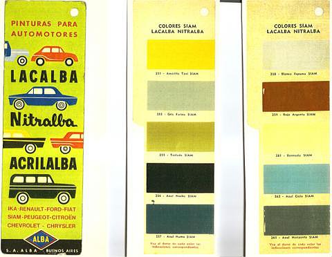 Carta de Colores Carta de Colores