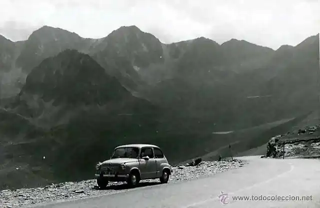 Andorra Port d'Envalira Pas de la Casa 1964