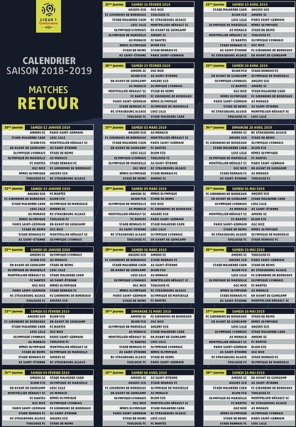 ligue-1-conforama-calendrier-retour-2018-2019