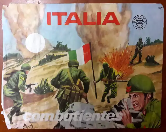 107. Italia combatientes. Sobre