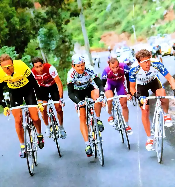 Perico-Vuelta Asturias1992-Rominger-Montoya-Z?lle