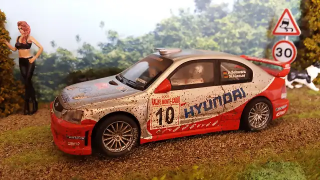 HYUNDAI ACCENT WRC 2003 MONTECARLO SCHWARZ