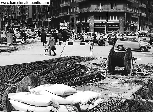 Barcelona Av. Gaud? - c. Marina 1968