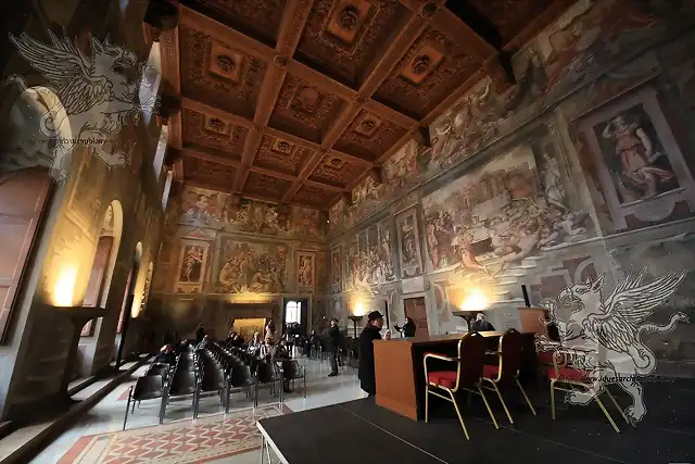 Sala dei Cento Giorni palazzo della Cancelleria 6