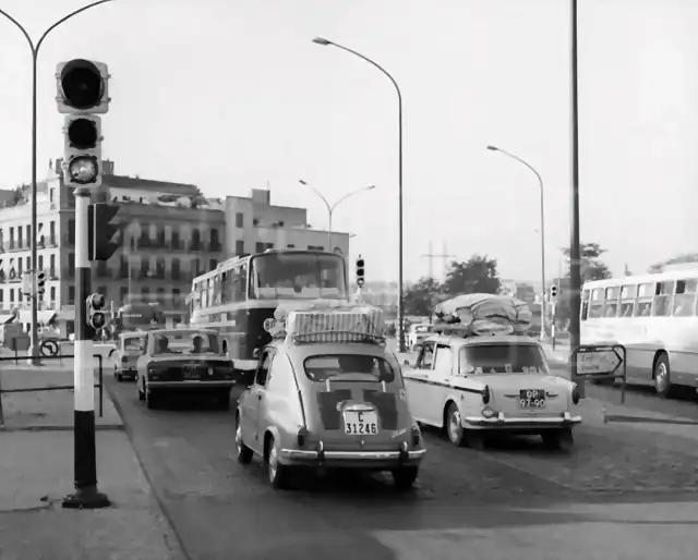 Madrid Glorieta de C?diz 1963