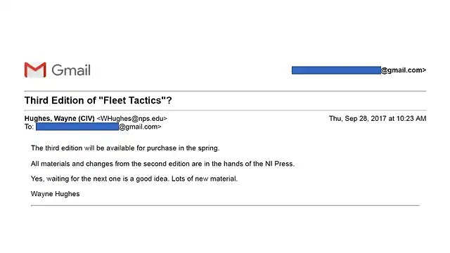 Gmail - Third Edition of Fleet Tactics