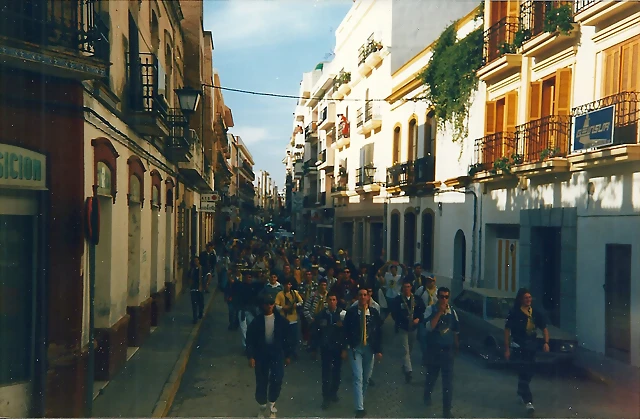 brigadas amarillas huelva - cadiz 94-95 corteo brigadas amarillas huelva - cadiz 94-95 corteo