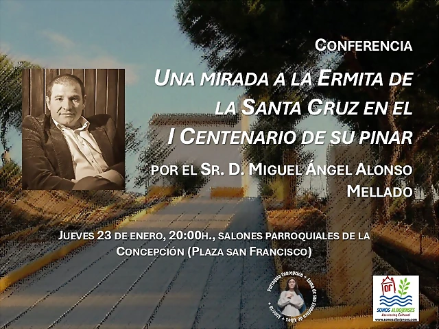 cartel conferencia Pinar de la Santa Cruz