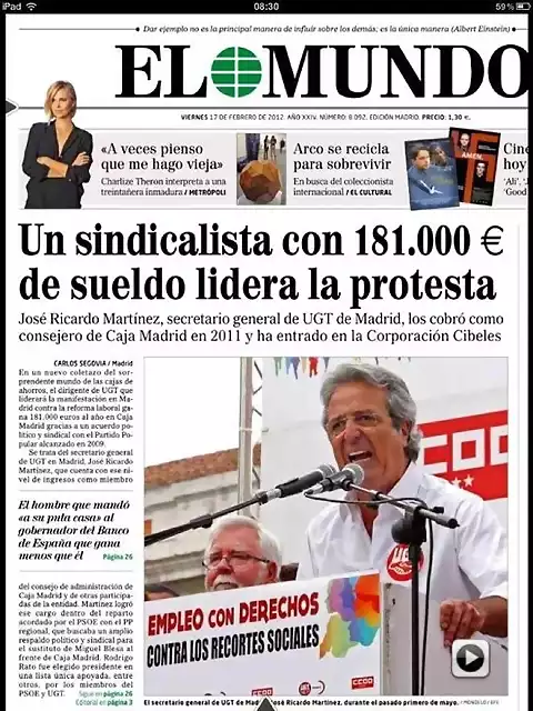 f-Jos Ricardo Martnez-Lider sindical de Madrid