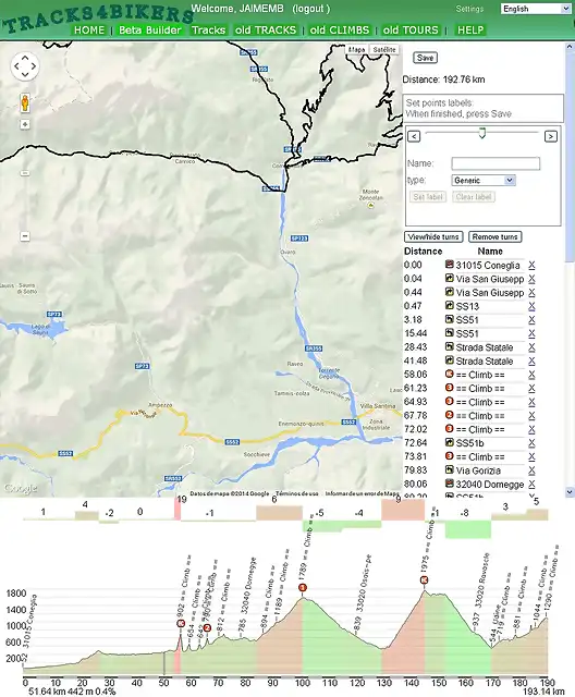 Tracks4Bikers GMap v3 builder (BETA)