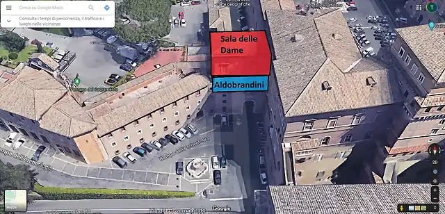 Localizzazione Sala delle Dame